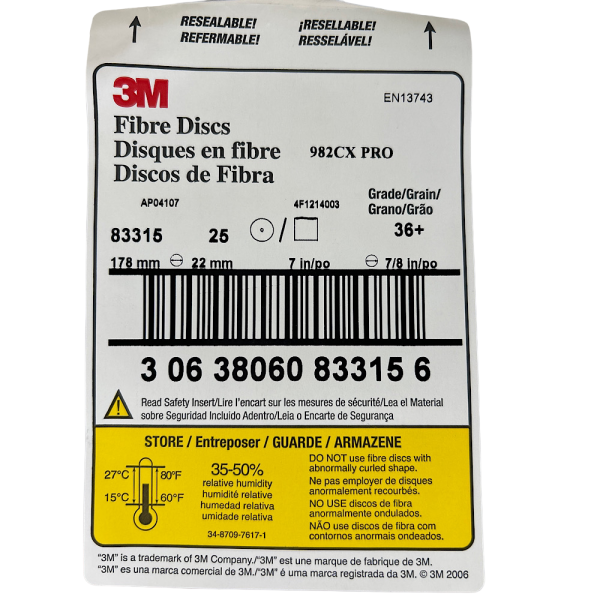 3M 982CX Fibre Disc