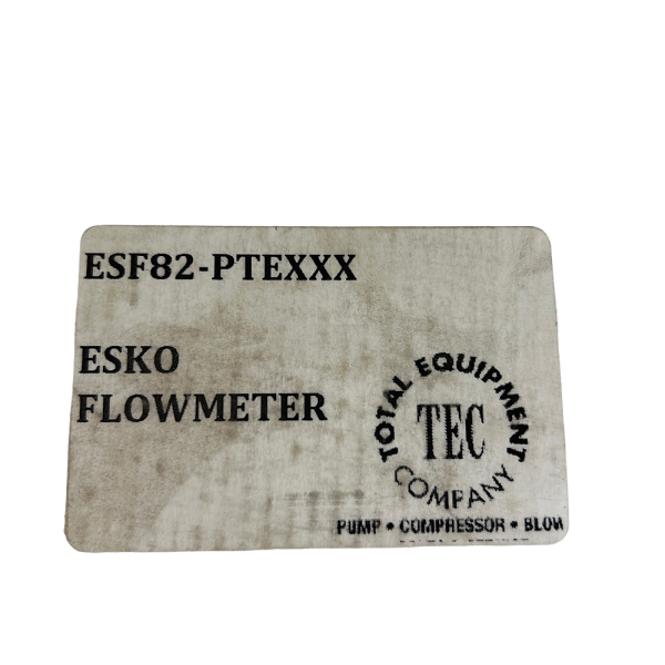 ESKO ESF82-PTEXXX Flow Meter