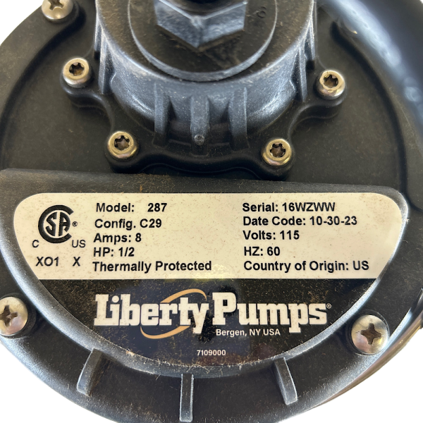 Liberty Pumps 287 Sump/Effluent Pump