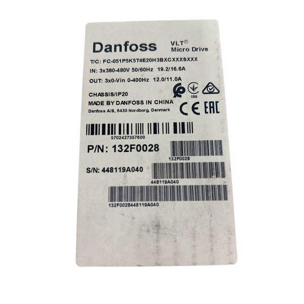 Danfoss 132F0028 Inverter Drive