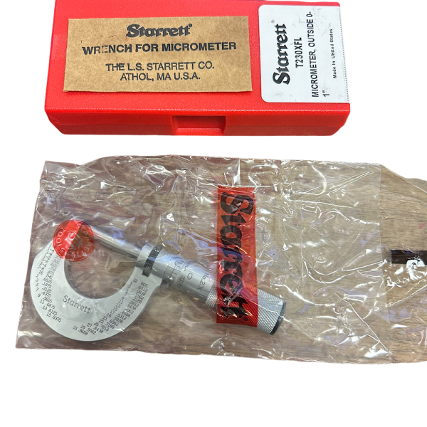 Starrett T230XFL Outside Micrometer