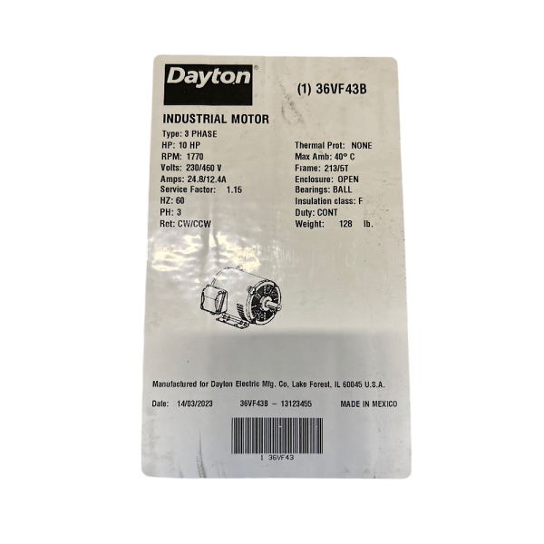 Dayton 36VF43 General Purpose Motor