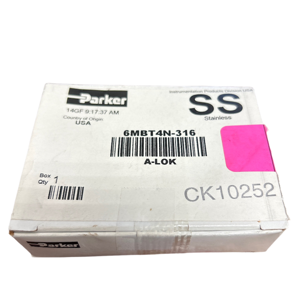 Parker 6MBT4N-316 Male Branch Tee