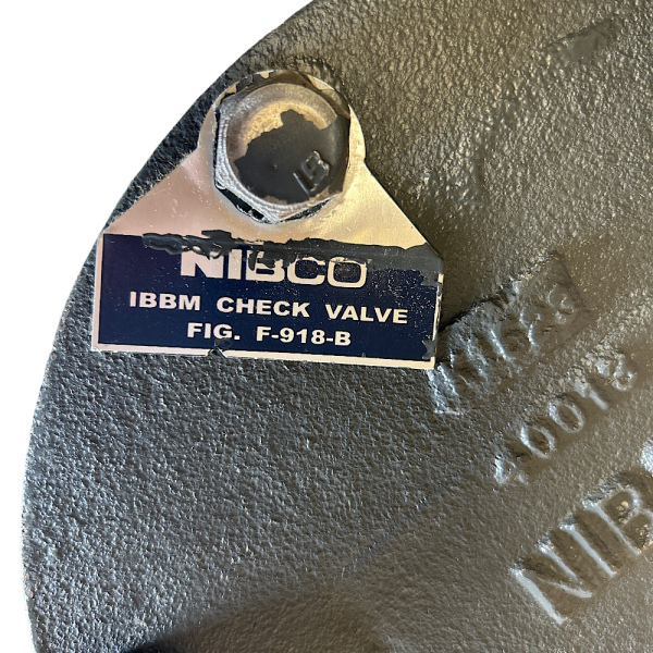 Nibco F-918-B 4" 200 PSI Class 125 Cast Iron Flanged Check Valve - Image 4