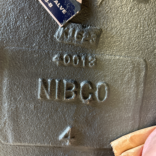 Nibco F-918-B 4" 200 PSI Class 125 Cast Iron Flanged Check Valve - Image 5