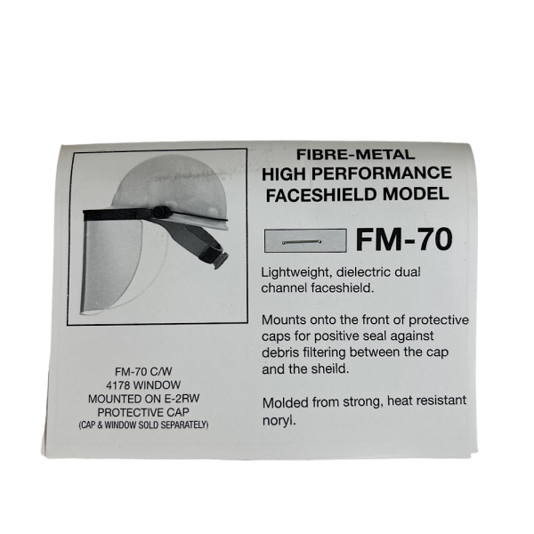 Honeywell FM70DCCL Faceshield