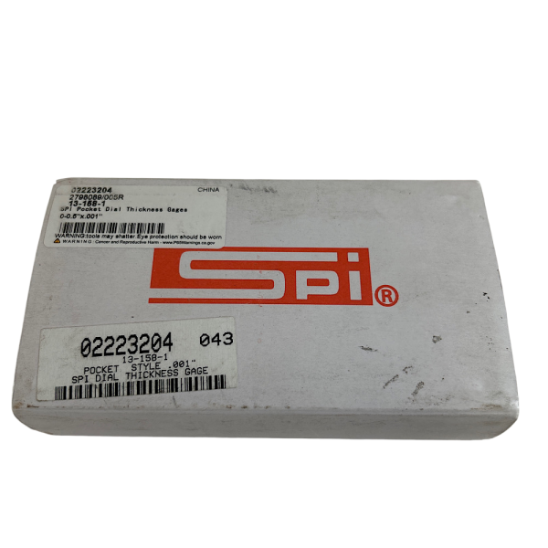 SPI 13-158-1 0 to 1/2" Measurement 0.001" Graduation Dial Thickness Gage - Image 3