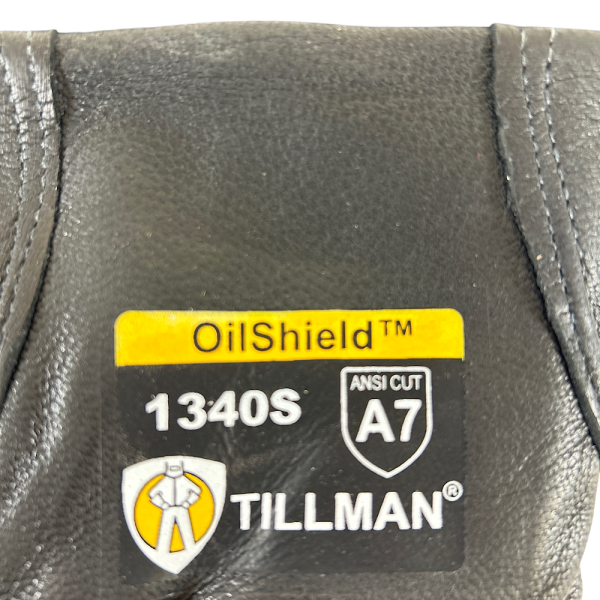 Tillman 1340S Size Small Straight Cuff Premium Black Goatskin Gloves - Image 3