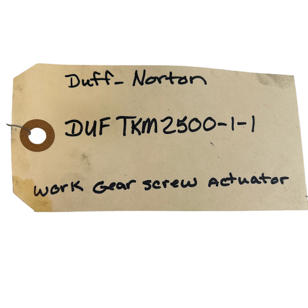 Duff-Norton TKM2500-1 1" Lift Height 1 Ton Capacity Work Gear Screw Actuator - Image 3