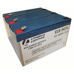 Lithonia Lighting ELB 0636 Battery