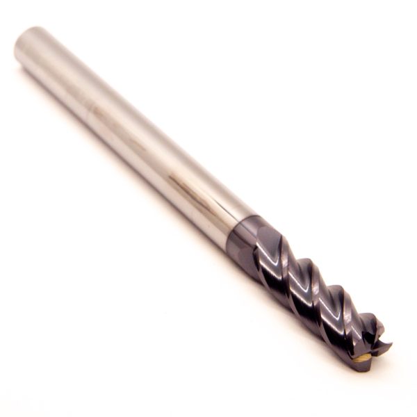 Accupro 29770880 Carbide End Mill 1/2" 4FL AlTiN+ 0.030" Radius