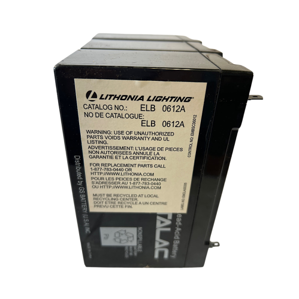 Lithonia Lighting ELB 0636 Battery