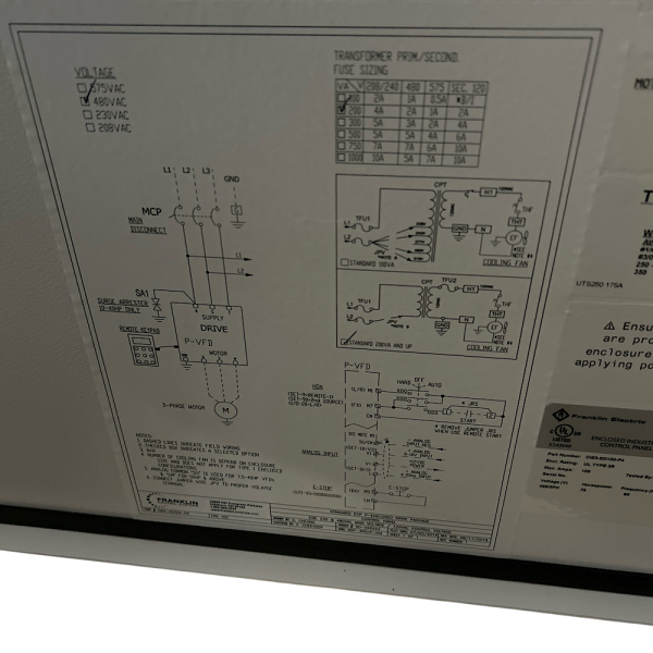 Franklin Electric CI-100-P4 380-480V 0.01-120 Hz 3PH Variable Frequency Drive - Image 5