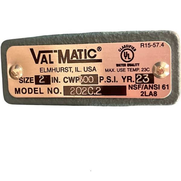 Val-Matic 202C.2 2" FNPT 300 PSI Cast Iron Air Release/Air Vacuum Valve - Image 4