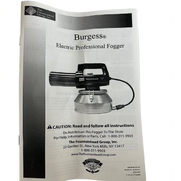 Burgess 982 96 Oz 110V Electric Chemical Safe Garden Insect Fogger - Image 4