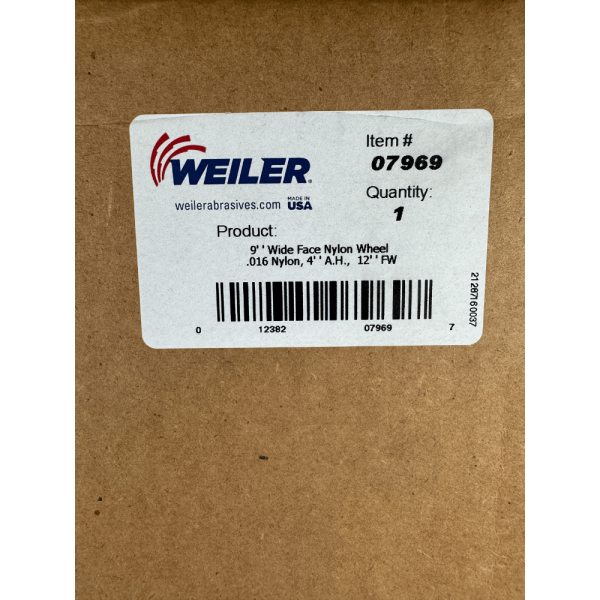 Weiler 07969 Nylon Cylinder Brush