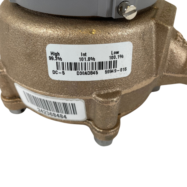Badger 103-3721 3/4" NPT 0.75 GPM to 35 GPM 150 PSI Mechanical Flowmeter - Image 10