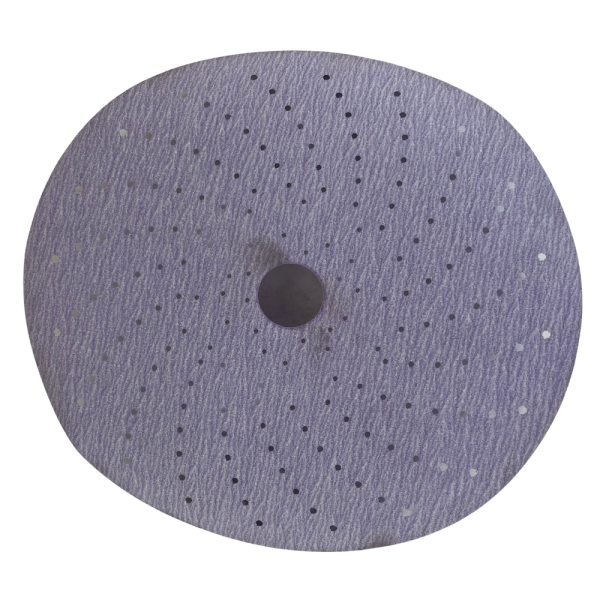 3M 30761 6" P600 Grit 334U Purple Clean Sanding Abrasive Disc (Box of 50) - Image 3