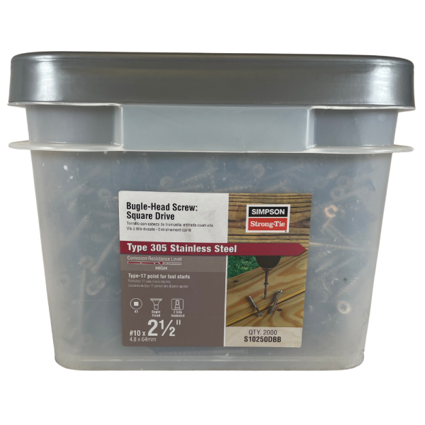 Simpson S10250DBB Wood Screw