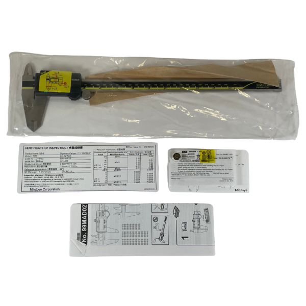 Mitutoyo 500-193-30 12"±0.0015" Accuracy 4-Way Carbide Jaw Digital Caliper - Image 4