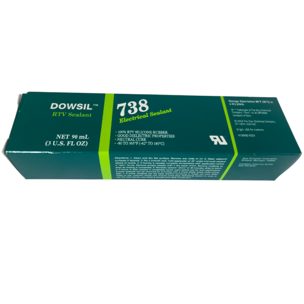 Dowsil 738 3 Oz 301% to 500% White Silicone Sealant (Lot of 3) - Image 4
