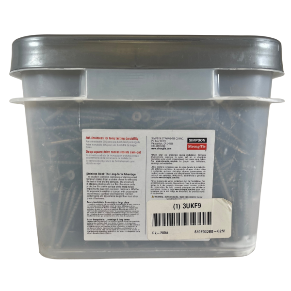 Simpson S10250DBB Wood Screw