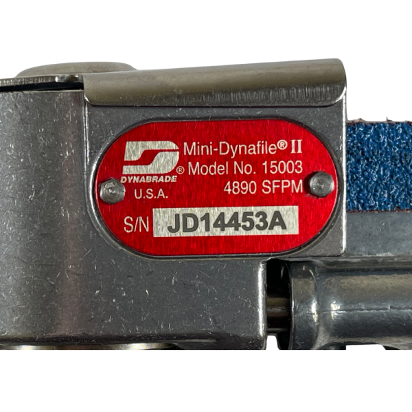 Dynabrade 15003 1/4" NPT 0.4HP 20 CFM 90 PSI Industrial Air Belt Sander - Image 7