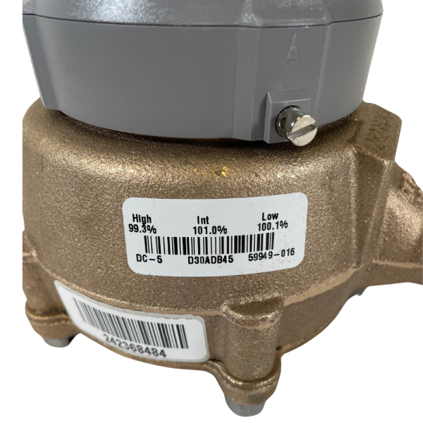 Badger 103-3721 3/4" NPT 0.75 GPM to 35 GPM 150 PSI Mechanical Flowmeter - Image 9